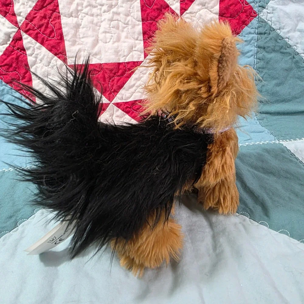 Battat Our Generation Yorkshire Terrier Dog Plush Tan Black Posable Legs 6‎ Inch